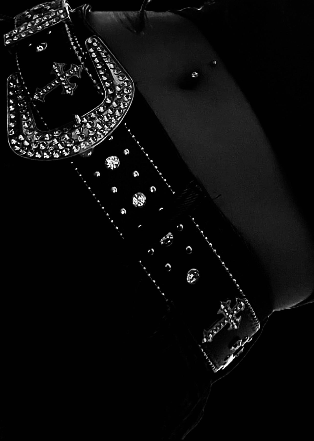 Rhinestone belt