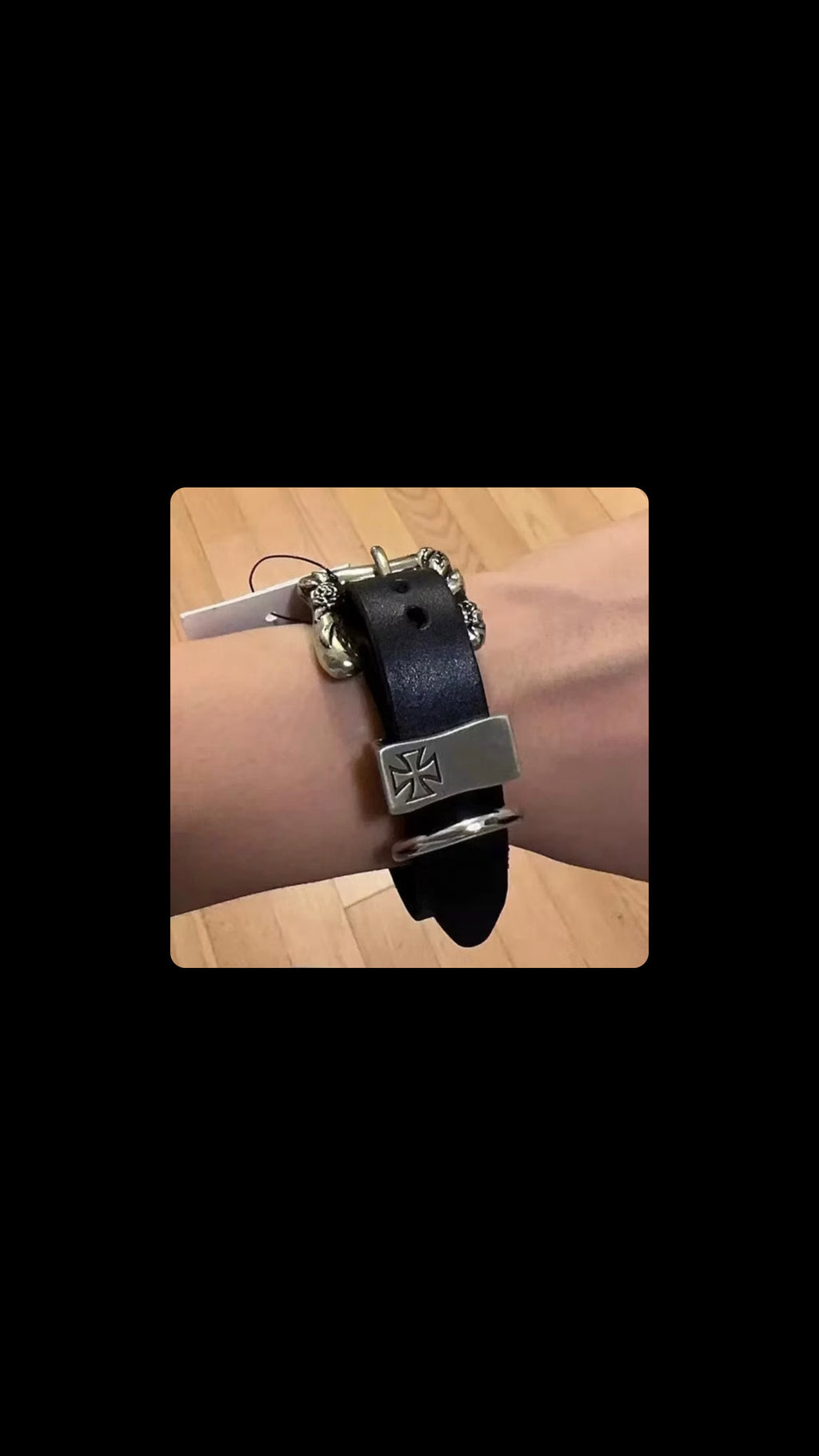 Chromeo spiked bracelet
