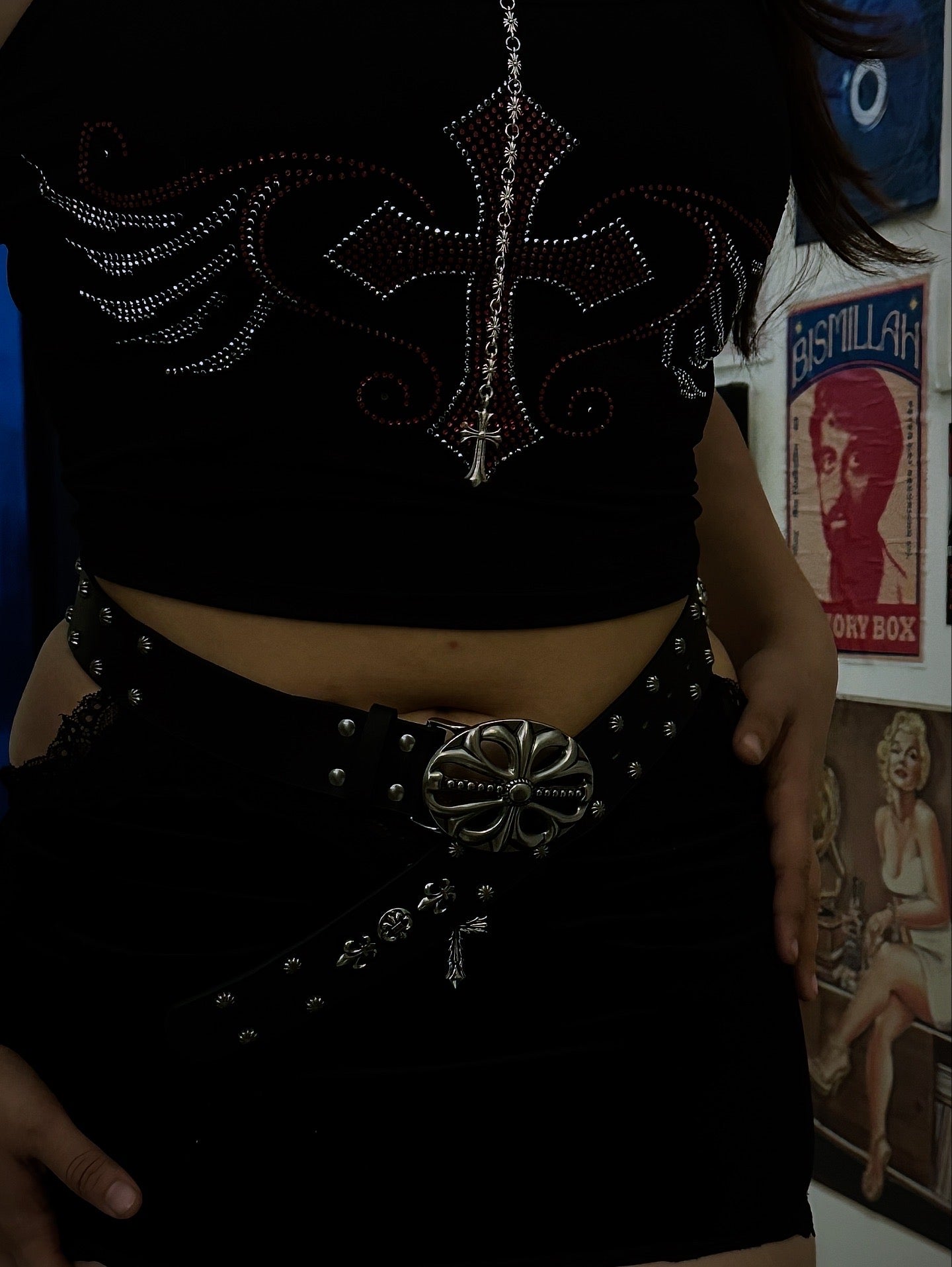 Chromeo Studded Belt