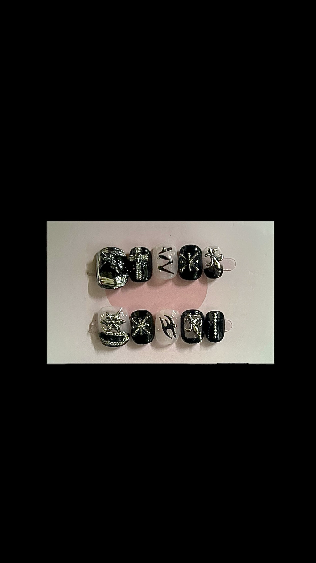 Medium size press on nails